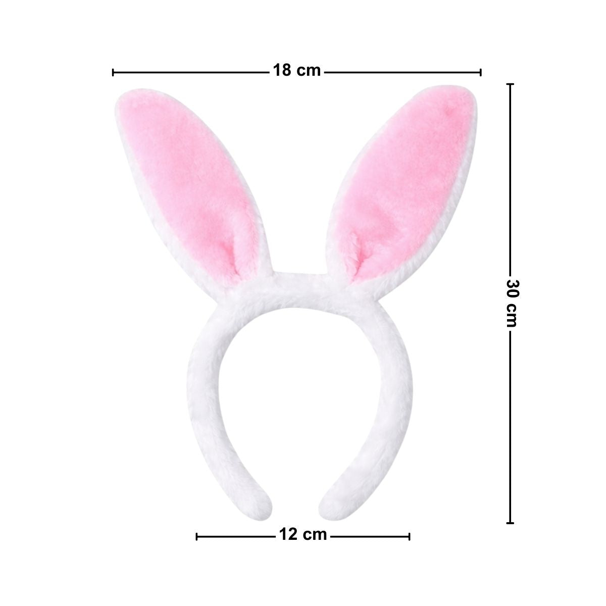 Set Conejo Pascua Rosado 3 Piezas Medidas Oreja - Louicid