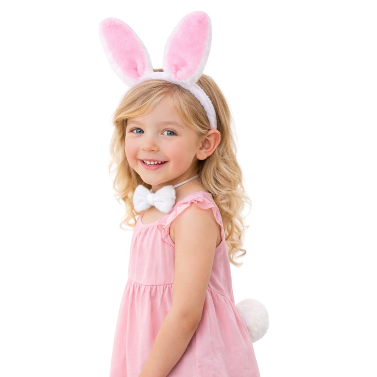 Set Conejo Pascua Rosado 3 Piezas - Louicid