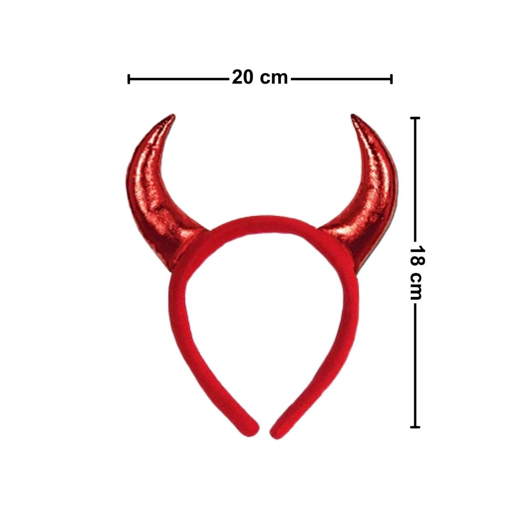 Set Diabla 3 Piezas Niña Cintillo Rojo Medidas - Louicid