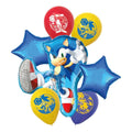 Set de Globos Mylar Sonic El Erizo 7 Piezas Decoración de Cumpleaños - Louicid
