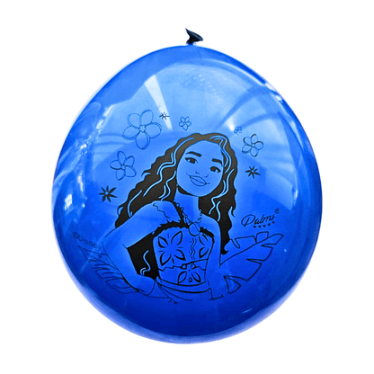 Set 12 Globos Látex Moana 2 Para Cumpleaños - Louicid