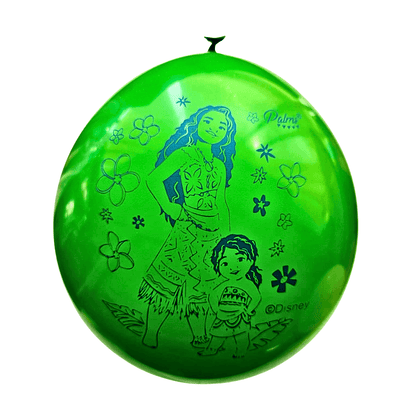 Set 12 Globos Látex Moana 2 Para Cumpleaños - Louicid