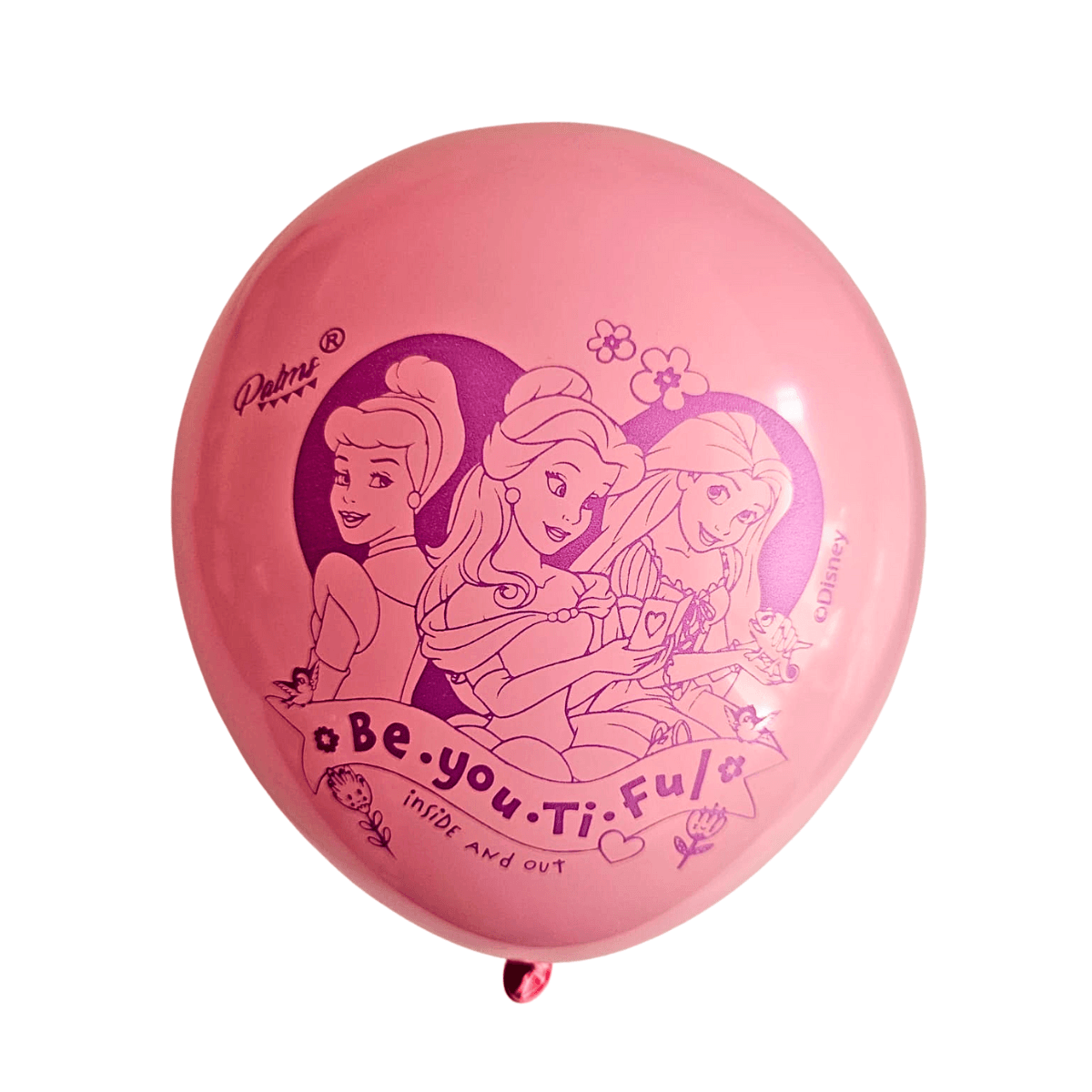 Set 12 Globos Látex Princesas Disney Para Cumpleaños - Louicid