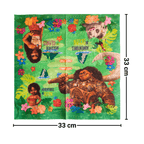 Set 12 Servilletas Moana 33x33cm Para Cumpleaños - Louicid