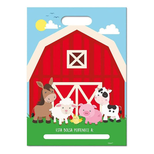 Pack Cumpleaños Animalitos La Granja Para 6 Niños Decoración Infantil - Louicid
