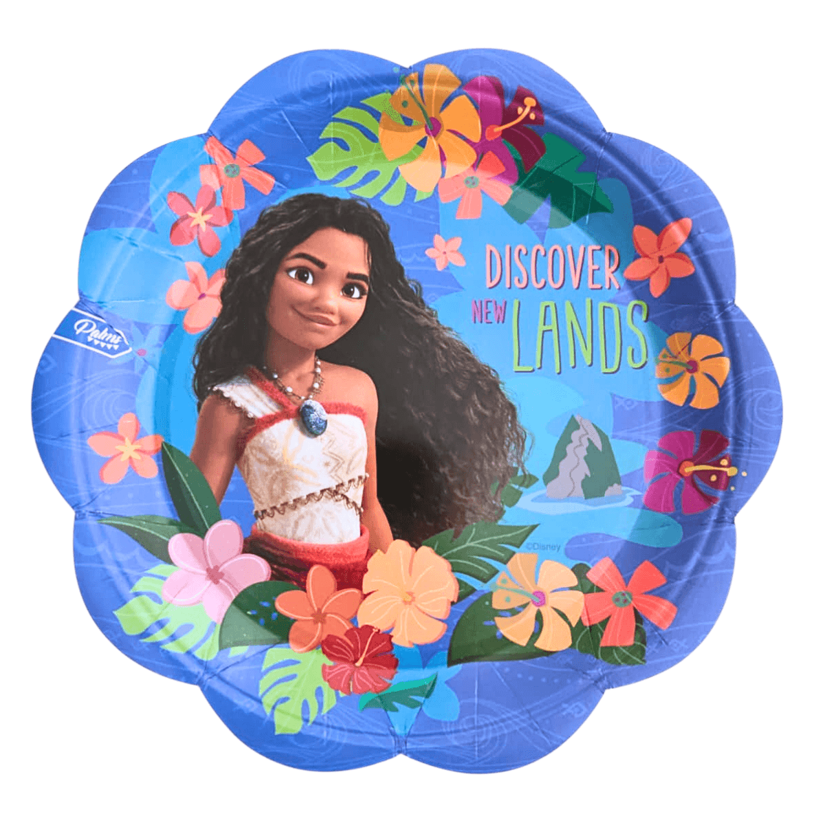 Set 6 Platos Cartón Moana Para Cumpleaños - Louicid