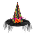 Sombrero Bruja Niña Multicolor Halloween 35cm - Louicid