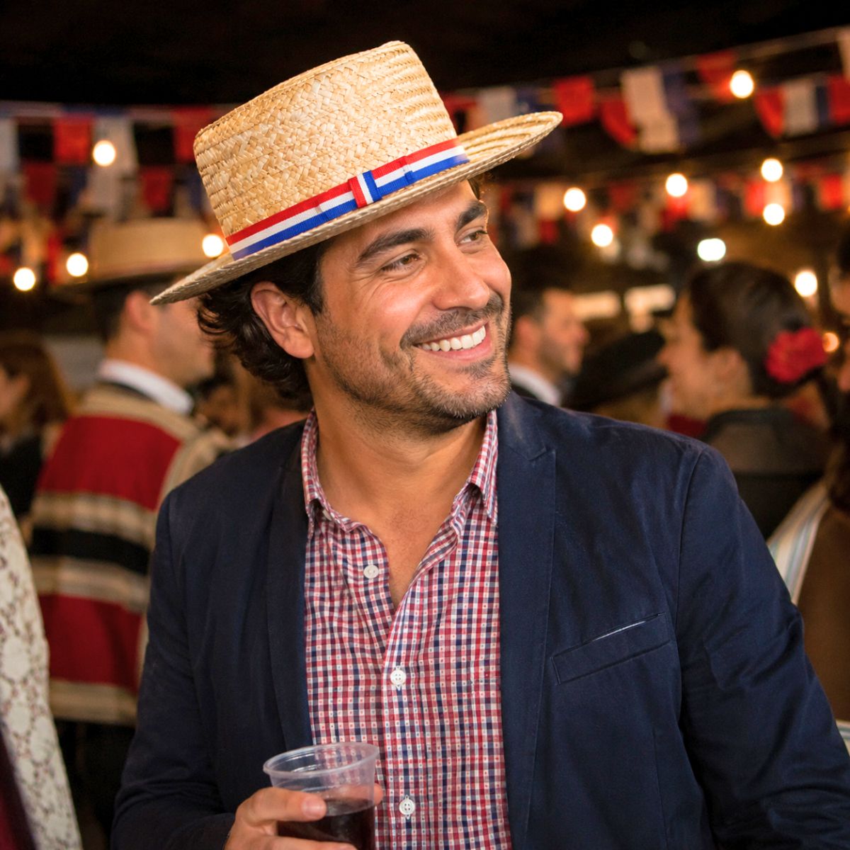 Sombrero Chupalla Huaso Adulto Fiestas Patrias - Louicid