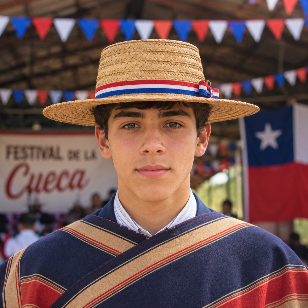 Sombrero Chupalla Huaso Juvenil Fiestas Patrias - Louicid