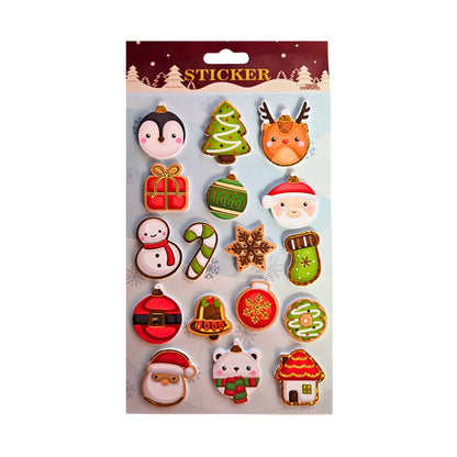 Sticker autoadhesivo Navideño Goma Eva Diseño 2 - Louicid