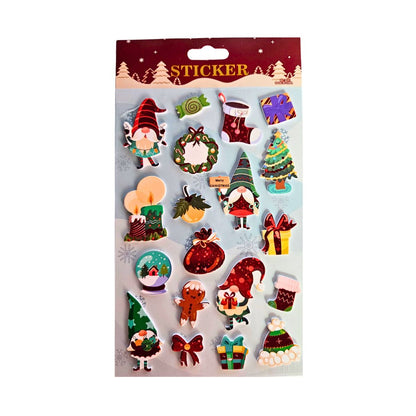 Sticker autoadhesivo Navideño Goma Eva Diseño 3 - Louicid