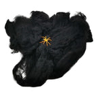 Telaraña Con Araña 20gr Para Decoración Halloween Negro - Louicid