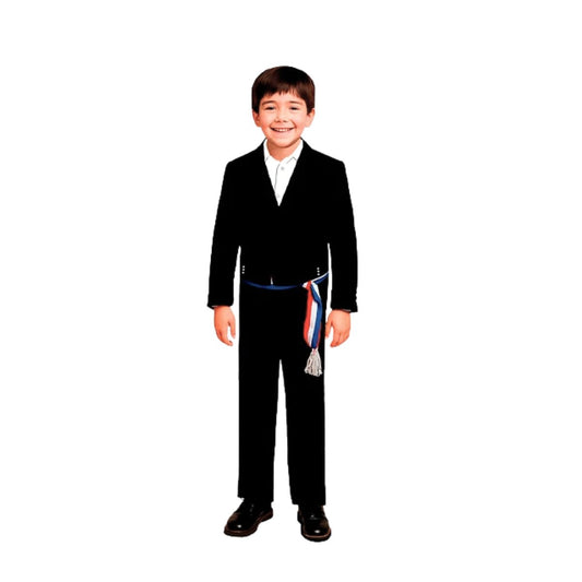 Traje Huaso Elegante Negro Niño - Louicid