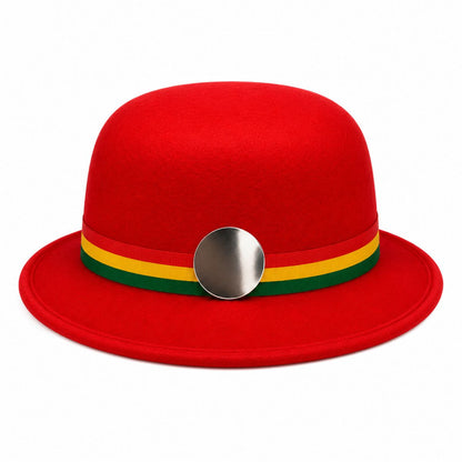 Traje Nortino Rojo Niña 3 Piezas Sombrero - Louicid