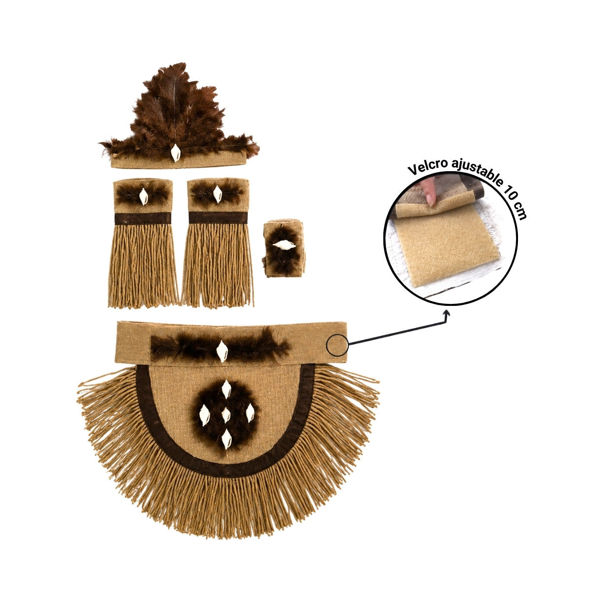 ATraje Pascuense Niño Fiestas Patrias Accesorios - Loucid