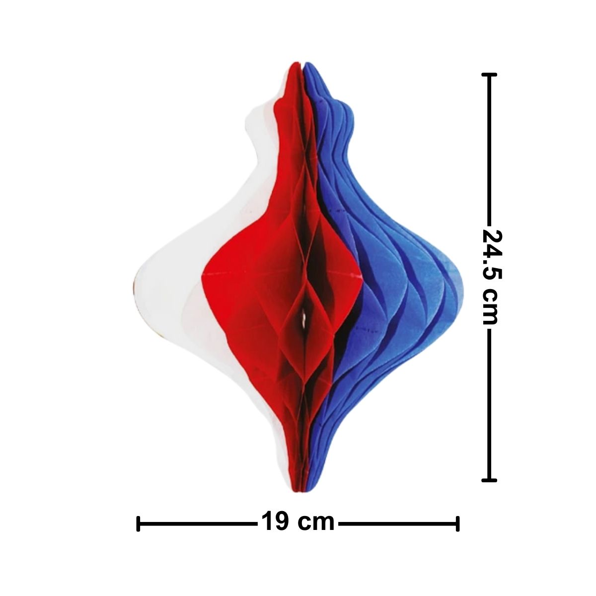 Trompo Tricolor 25cm Fiestas Patrias Medidas - Louicid