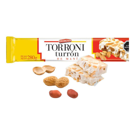 Turrón De Maní Torroni Barra Grande De 280gr - Louicid