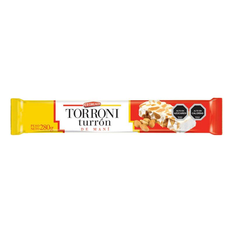 Turrón De Maní Torroni Barra Grande De 280gr - Louicid