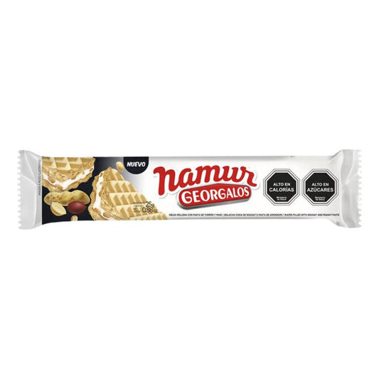 Turrón Galleta De Maní Namur Barra De 25gr Georgalos - Louicid