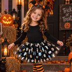 Tutú Negro Halloween con Diseños Niña - Louicid