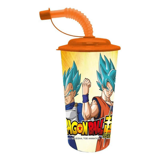 Vaso Con Bombilla 450ml Dragon Ball Super - Louicid