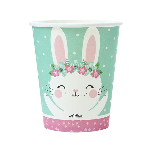 Vaso Conejita Feliz Para Pascua 6pzas - Louicid