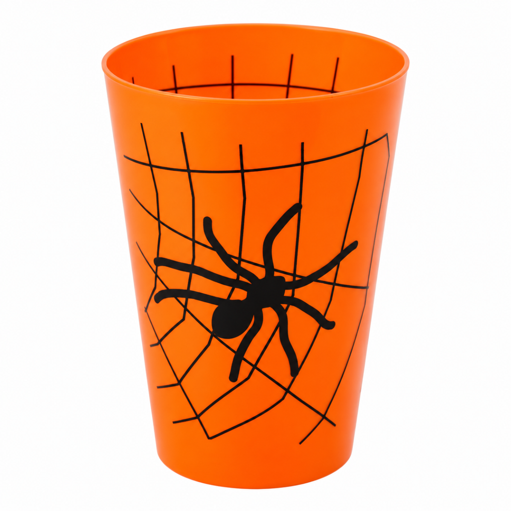 Vaso Plástico Halloween 500cc Naranja - Louicid