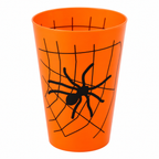 Vaso Plástico Halloween 500cc Naranja - Louicid