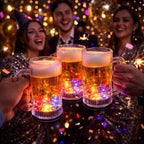 Vaso Plástico Shopero Luminoso 350cc Fiesta Año Nuevo - Louicid