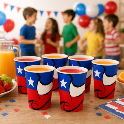 Vasos Bandera Chilena Fiestas Patrias - Louicid