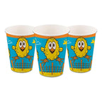 Vasos La Granja De Zenón 6pcs Pollito Pio Para Cumpleaños - Louicid