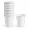 Vasos Plásticos 250cc Colores 25 Unidades blanco - Louicid