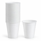 Vasos Plásticos 250cc Colores 25 Unidades blanco - Louicid