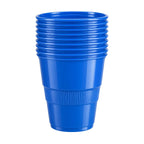 Vasos Plásticos 300cc Colores 10 Unidades Azul - Louicid