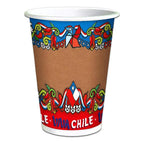 Pack 6 Vasos Viva Chile Fiestas Patrias Glam - Louicid