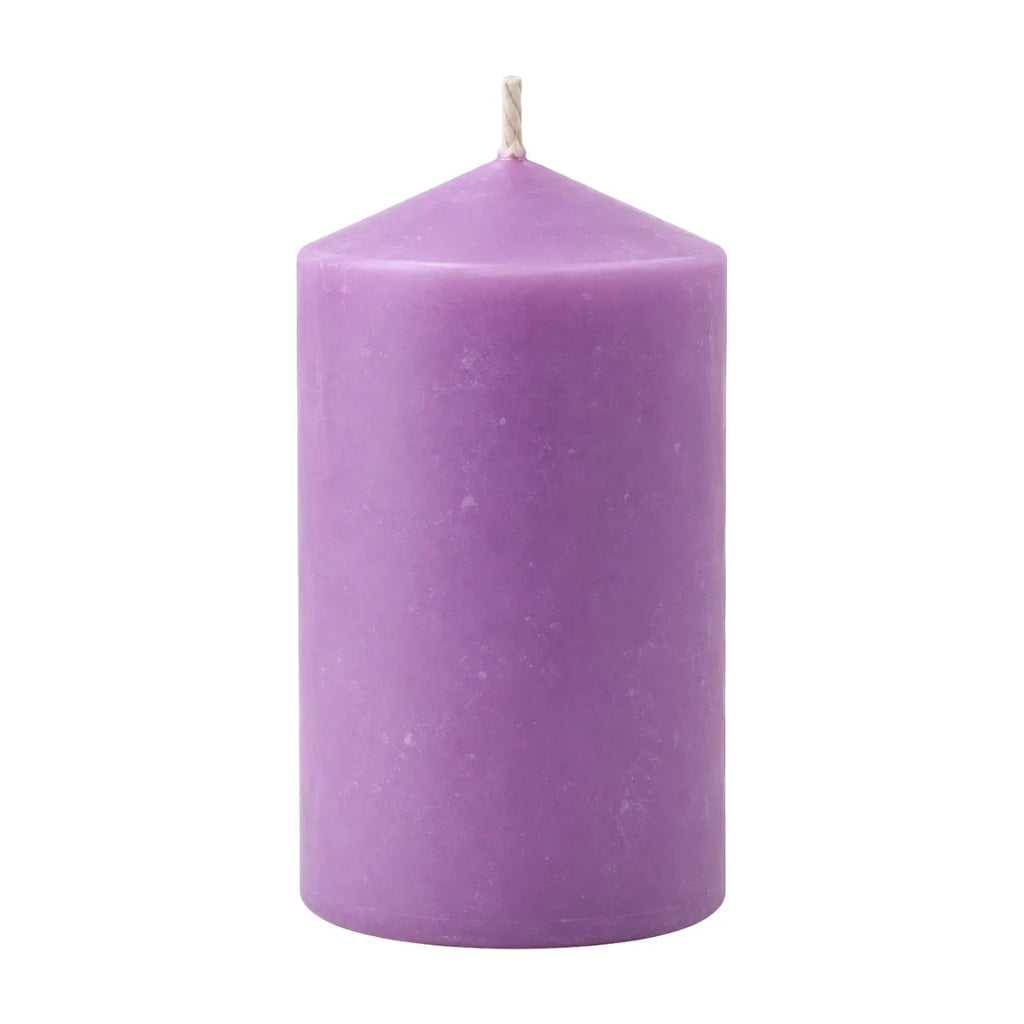 Vela Aromática Lavanda Cilíndrica 100g Lila - Louicid