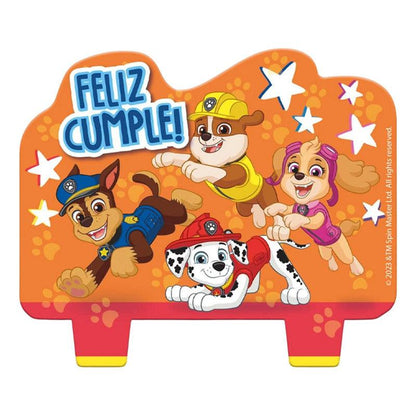 Vela Cumpleaños Paw Patrol Feliz Cumple - Louicid