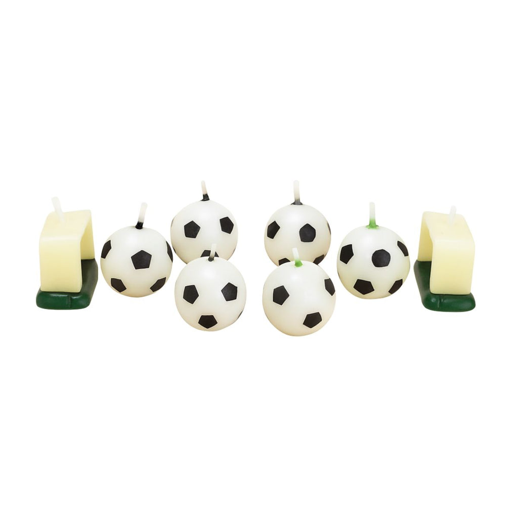 Velas Fútbol Arcos y Pelotas 8pzas - Louicid