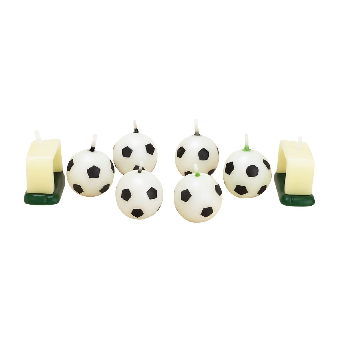 Velas Fútbol Arcos y Pelotas 8pzas - Louicid