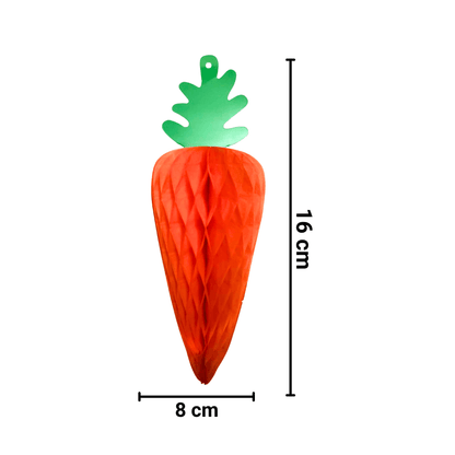 Set 2 Zanahorias De 25cm Decoración Para Pascua - Louicid