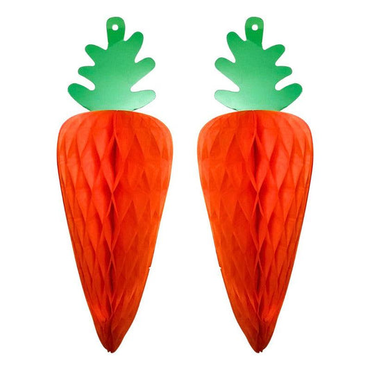 Set 2 Zanahorias De 25cm Decoración Para Pascua - Louicid