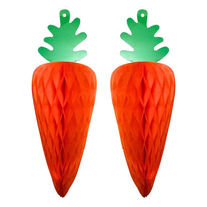 Set 2 Zanahorias De 25cm Decoración Para Pascua - Louicid