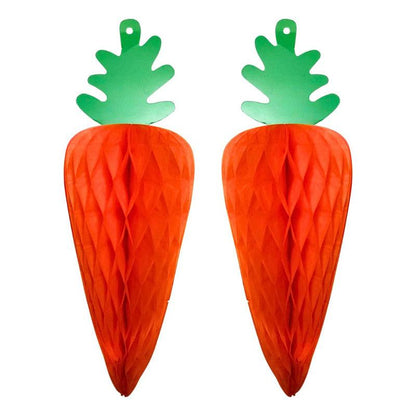 Set 2 Zanahorias De 25cm Decoración Para Pascua - Louicid