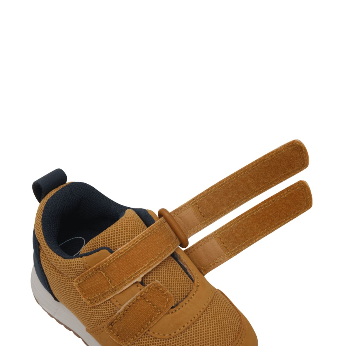 Zapatilla Niño Urbana Doble Velcro Café Abierto - Louicid