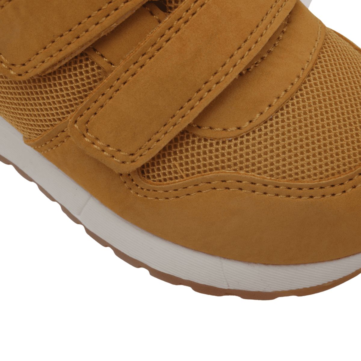Zapatilla Niño Urbana Doble Velcro Café Zoom - Louicid