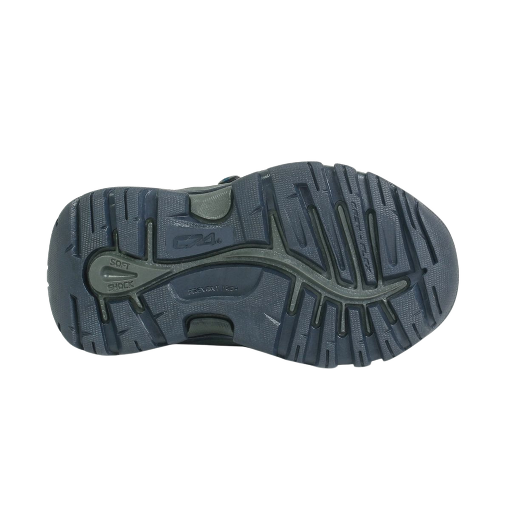 Zapatilla Outdoor Niño Azul Doble Velcro Suela - Louicid