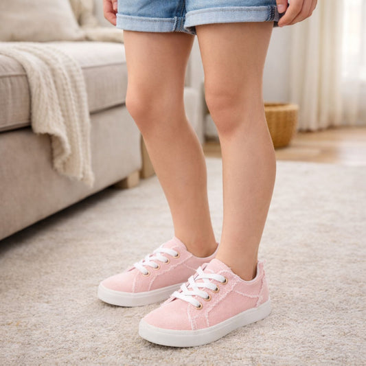 Zapatilla Urbana Niña Loba Rosado - Louicid