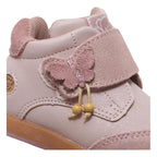 Zapato Bebé Niña Aplicación Mariposa En Velcro Rosado - Louicid