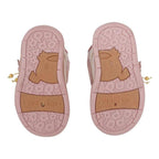 Zapato Bebé Niña Aplicación Mariposa En Velcro Rosado - Louicid
