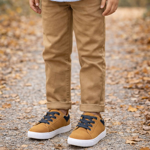 Zapato Liviano Niño Beige Otoño - Louicid